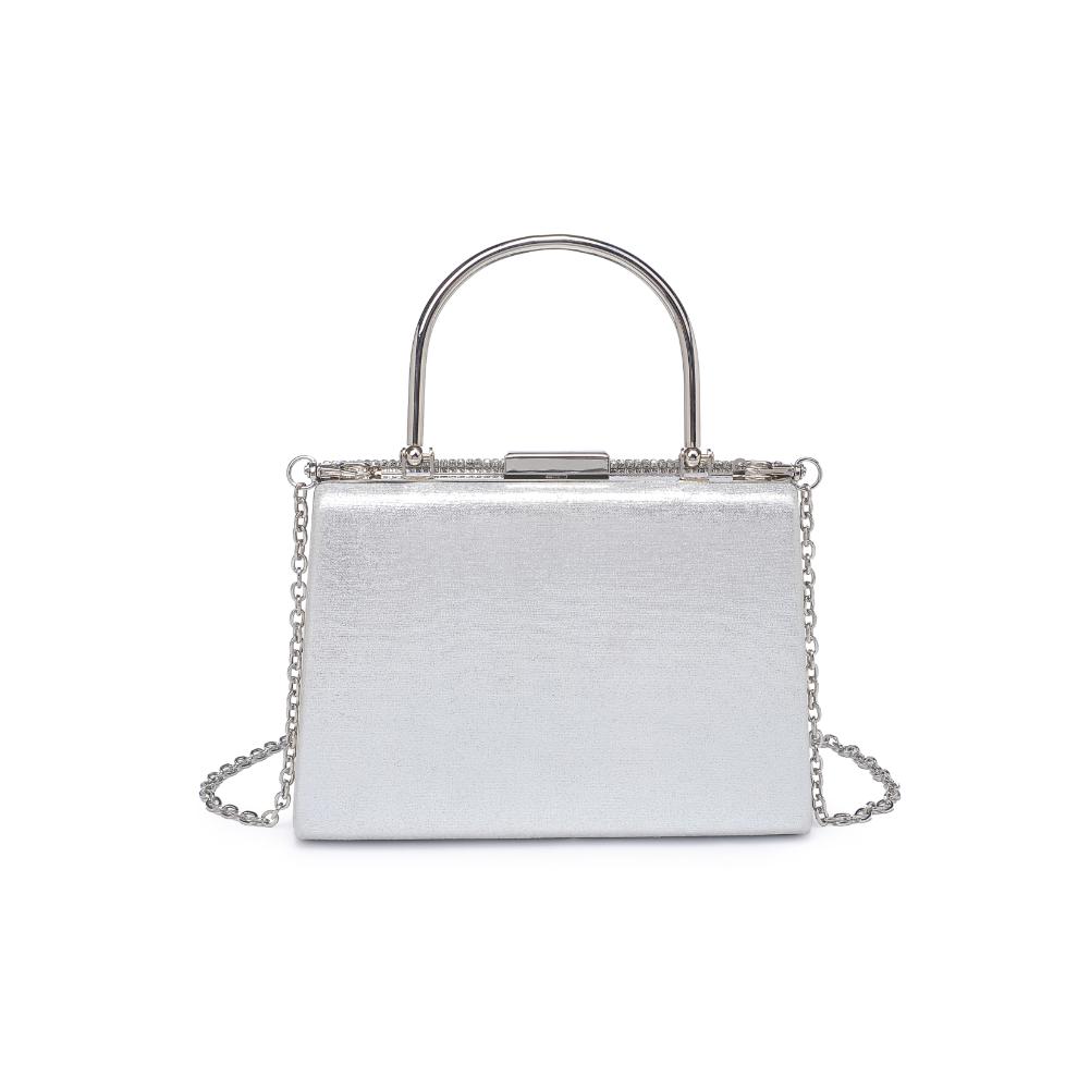 Product Image of Urban Expressions Wren Evening Bag 840611191397 View 7 | Silver