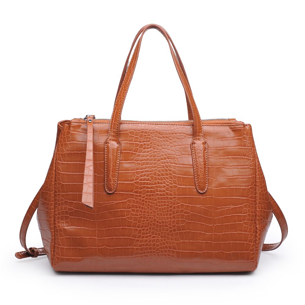 Product Image of Urban Expressions Nora Satchel 840611167354 View 5 | Tan