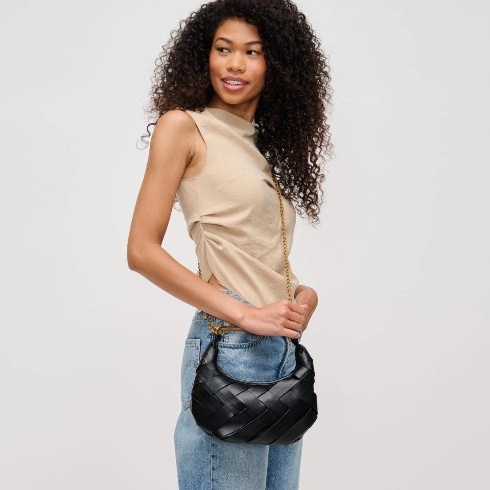 Woman wearing Black Urban Expressions Ursula Crossbody 840611193728 View 2 | Black