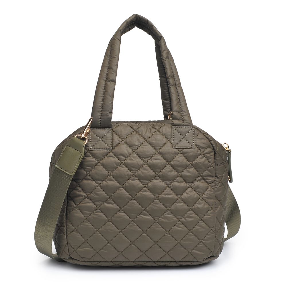 Product Image of Urban Expressions Palmer - Quilted Nylon Tote 840611185617 View 7 | Olive