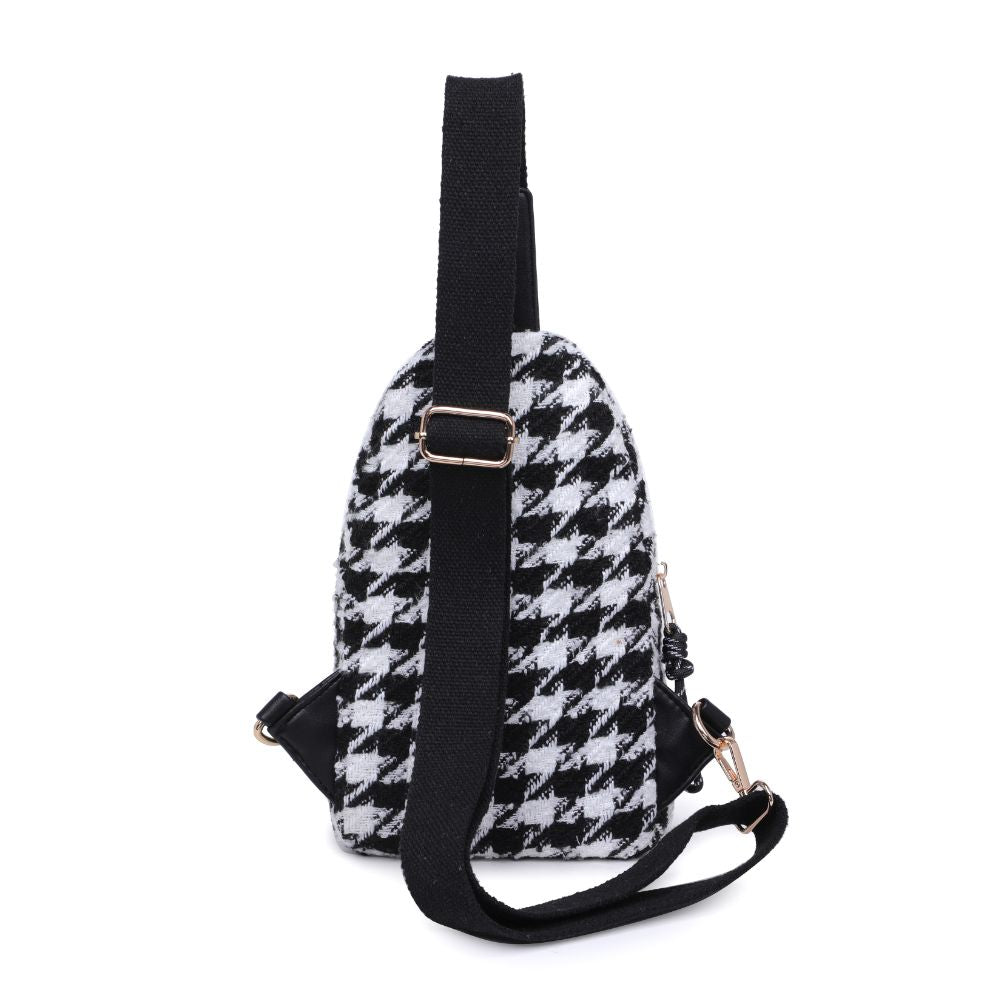 Product Image of Urban Expressions Ace - Houndstooth Sling Backpack 840611104564 View 7 | Houndstooth