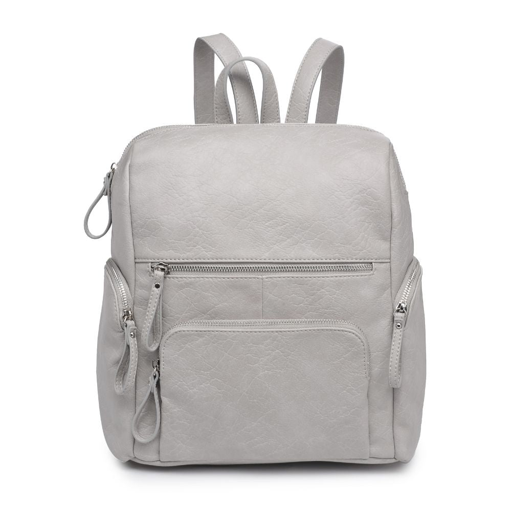 Product Image of Urban Expressions Kendall Backpack 818209018548 View 5 | Grey