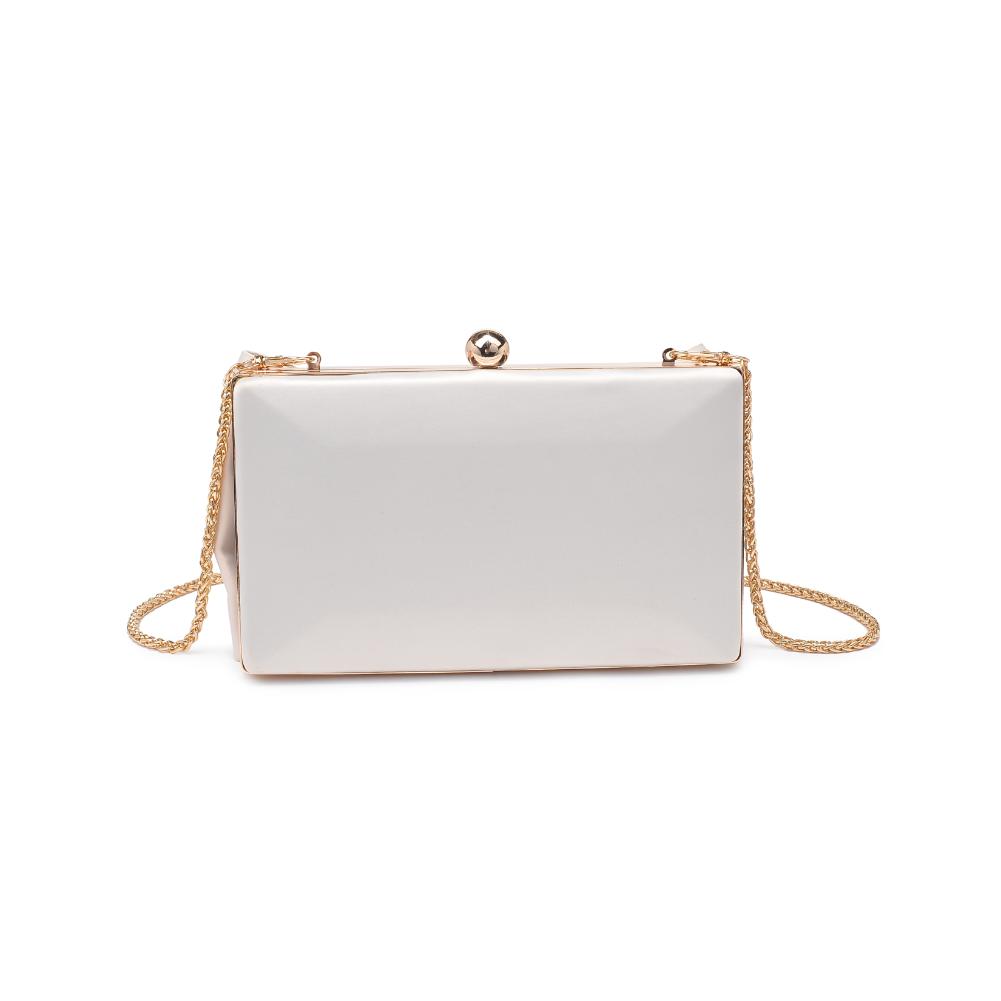 Product Image of Urban Expressions Belle Evening Bag 840611135766 View 7 | Ivory