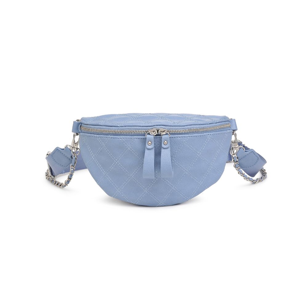 Product Image of Urban Expressions Lachlan - Quilted Belt Bag 840611113023 View 5 | Denim