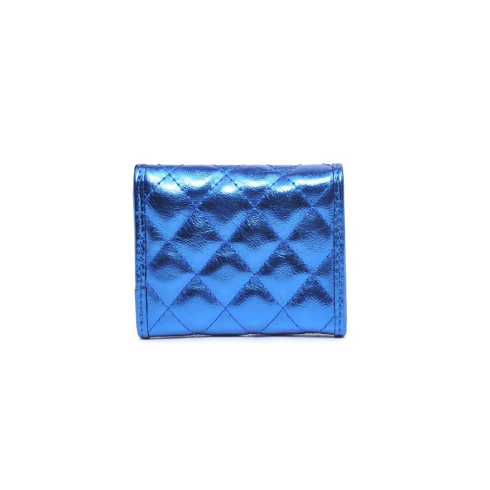 Product Image of Urban Expressions Shantel - Quilted Wallet 840611104793 View 7 | Blue