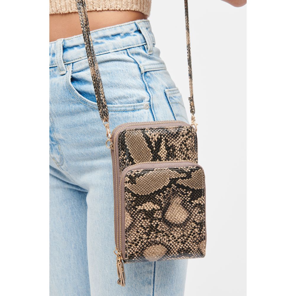 Woman wearing Multi Urban Expressions Jorgie Crossbody 840611182654 View 2 | Multi