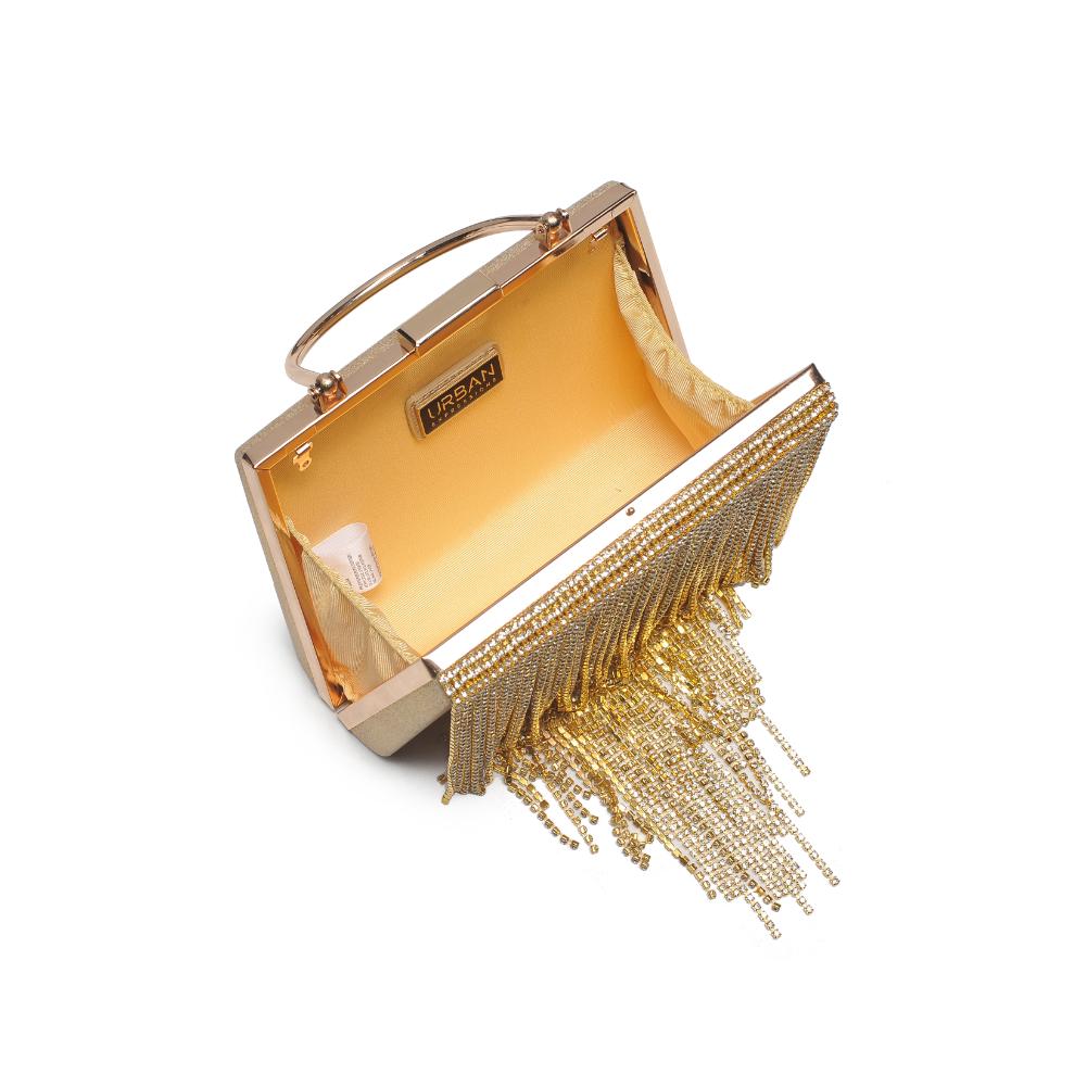 Product Image of Urban Expressions Wren Evening Bag 840611191380 View 8 | Gold