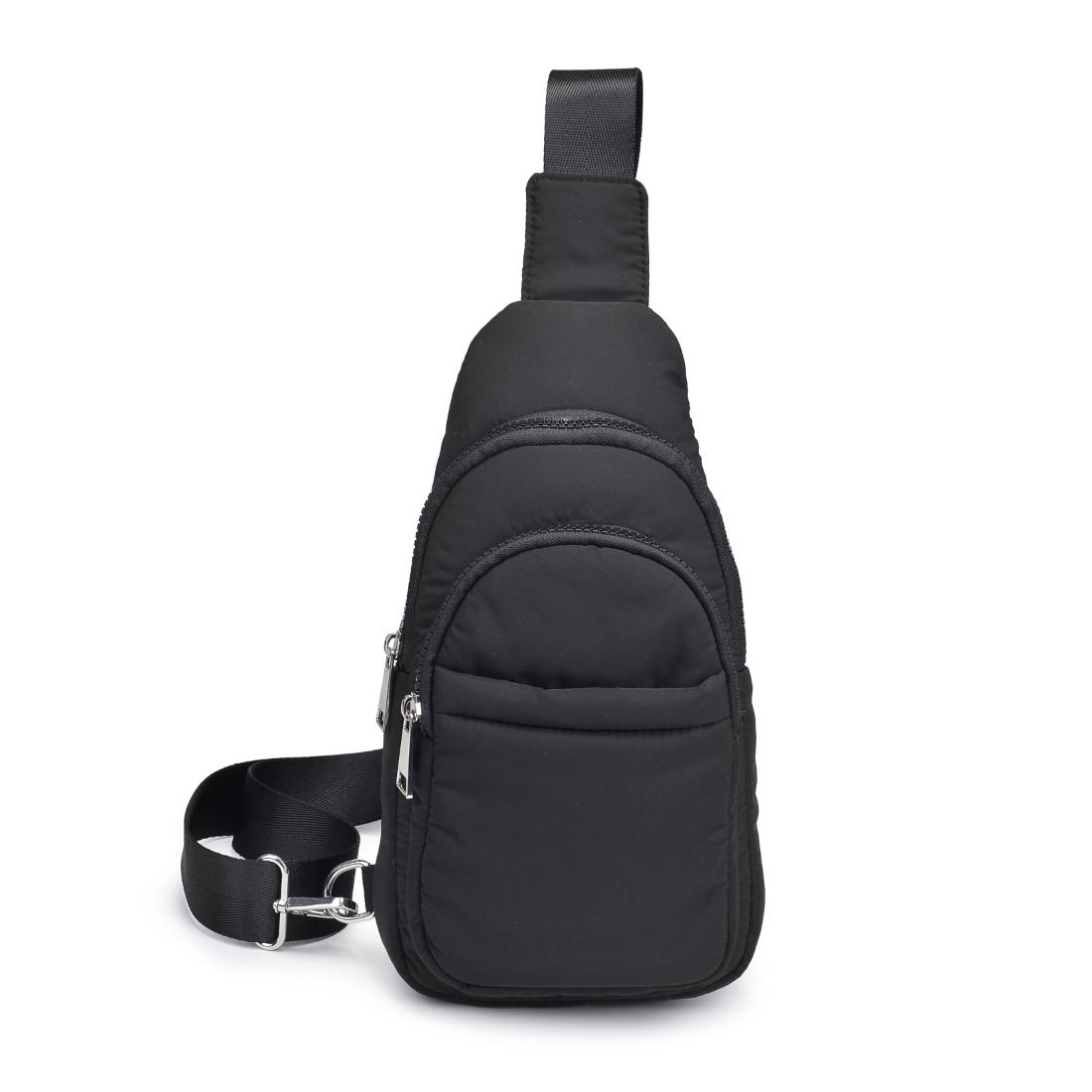 Product Image of Urban Expressions Kenny Sling Backpack 840611124951 View 5 | Black