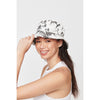 Woman wearing White Grey Urban Expressions Tie Dye Bucket Hat Bucket Hat 840611182203 View 1 | White Grey