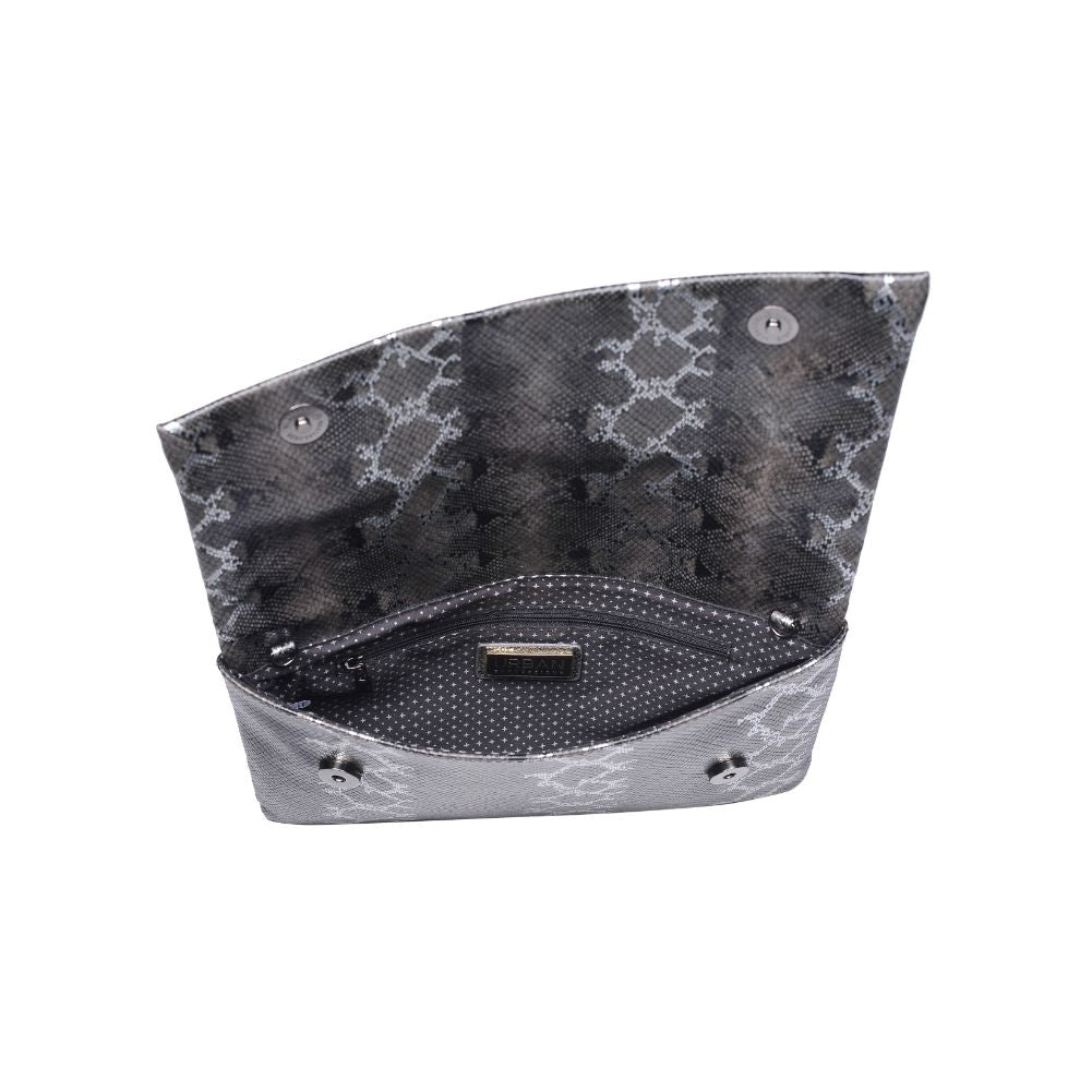 Product Image of Urban Expressions Maddox Clutch 840611167521 View 4 | Gunmetal