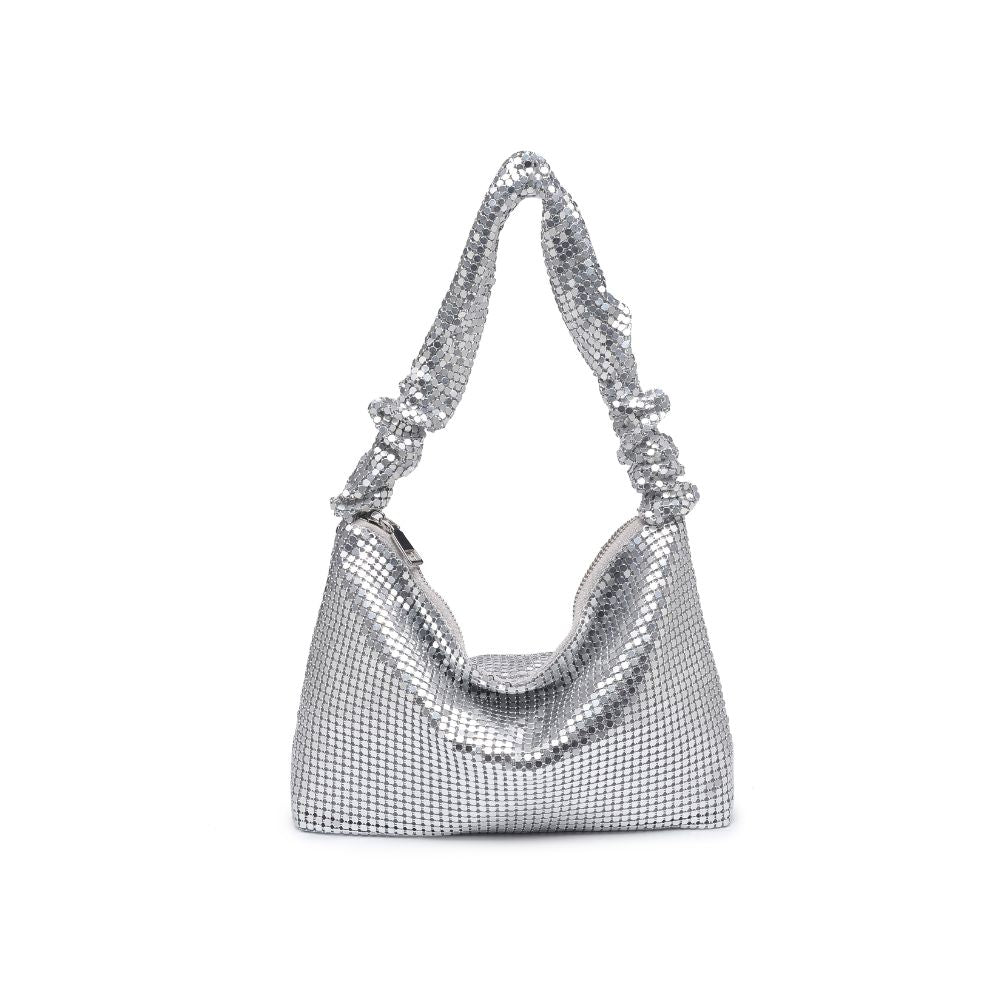 Product Image of Urban Expressions Abbie Shoulder Bag 840611190352 View 5 | Silver