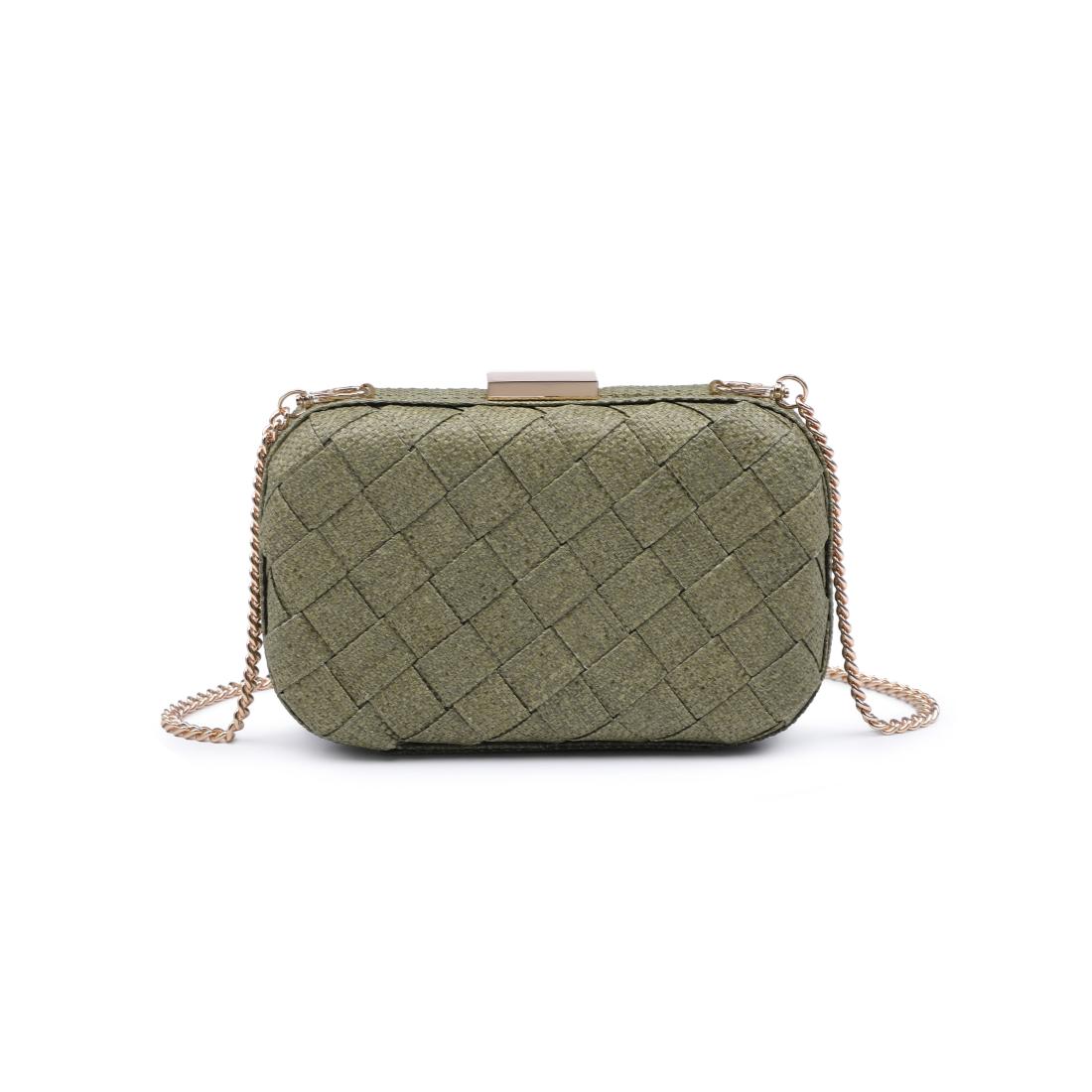 Product Image of Urban Expressions Addie Clutch 840611158673 View 5 | Sage