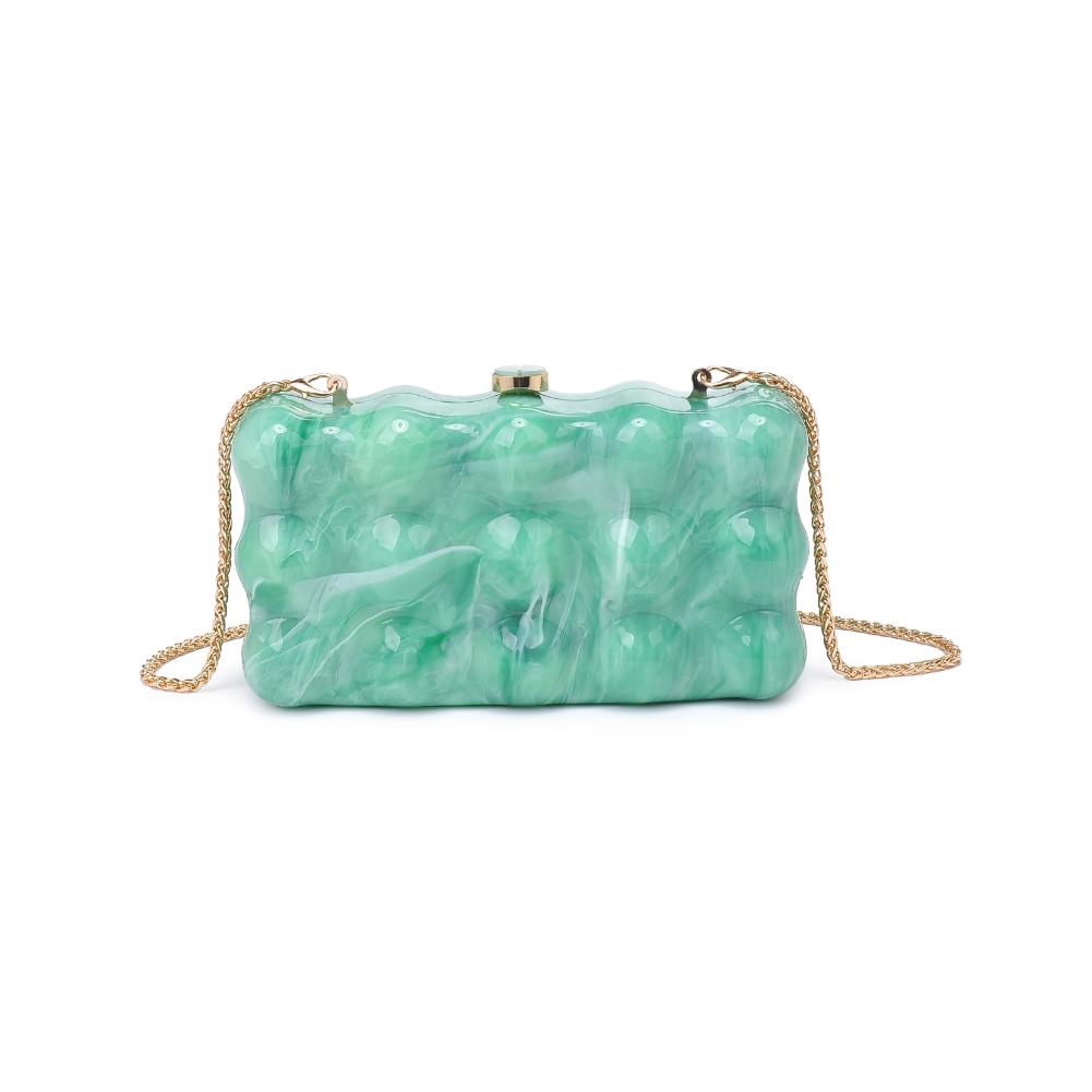 Product Image of Urban Expressions Waverly Evening Bag 840611132703 View 7 | Green