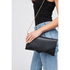 Woman wearing Black Urban Expressions Izzy Clutch 840611100207 View 1 | Black