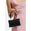 Woman wearing Black Urban Expressions Dolores Evening Bag 840611190222 View 1 | Black