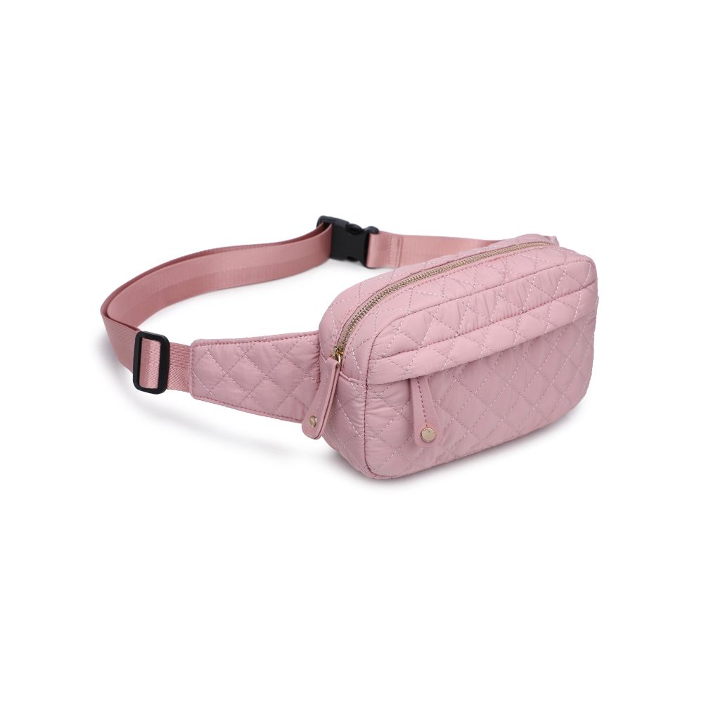 Product Image of Urban Expressions Teo - Quilted Nylon Belt Bag 840611148018 View 6 | Rose