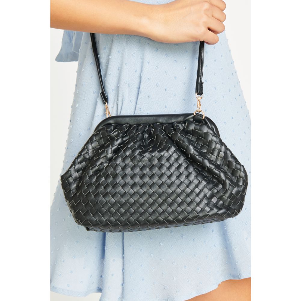 Woman wearing Black Urban Expressions Leona Crossbody 840611170958 View 2 | Black