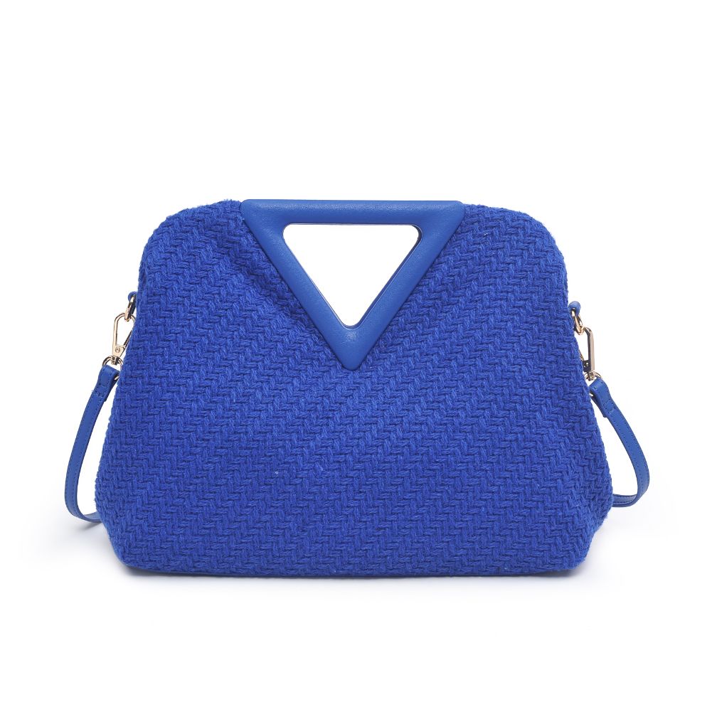 Product Image of Urban Expressions Natasha Tweed Crossbody 818209017411 View 7 | Cobalt