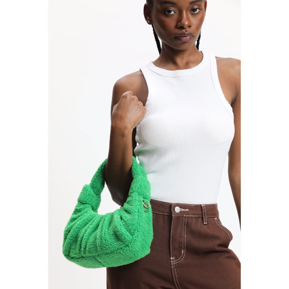 Woman wearing Green Urban Expressions Terri Crossbody 840611113757 View 2 | Green