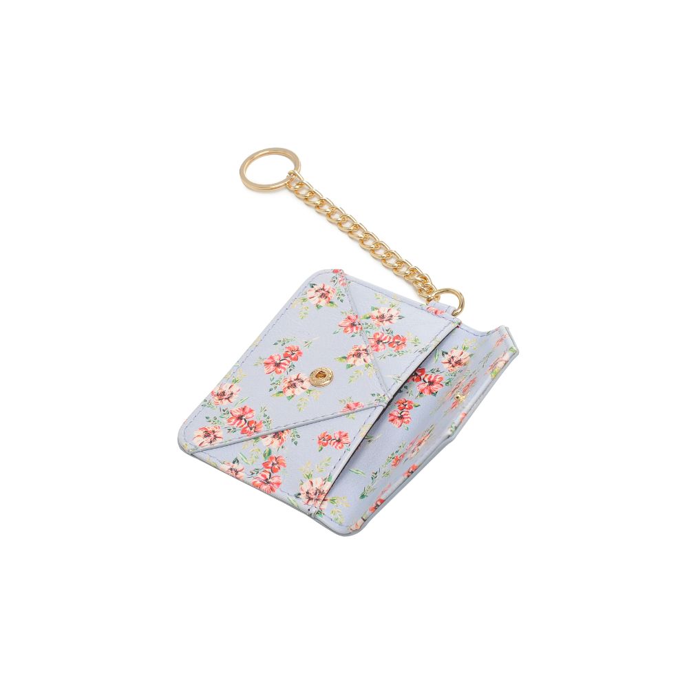 Product Image of Urban Expressions Gia - Floral Card Holder 840611181886 View 8 | Powder Blue