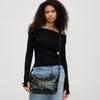 Woman wearing Black Urban Expressions Taran Crossbody 840611194251 View 1 | Black