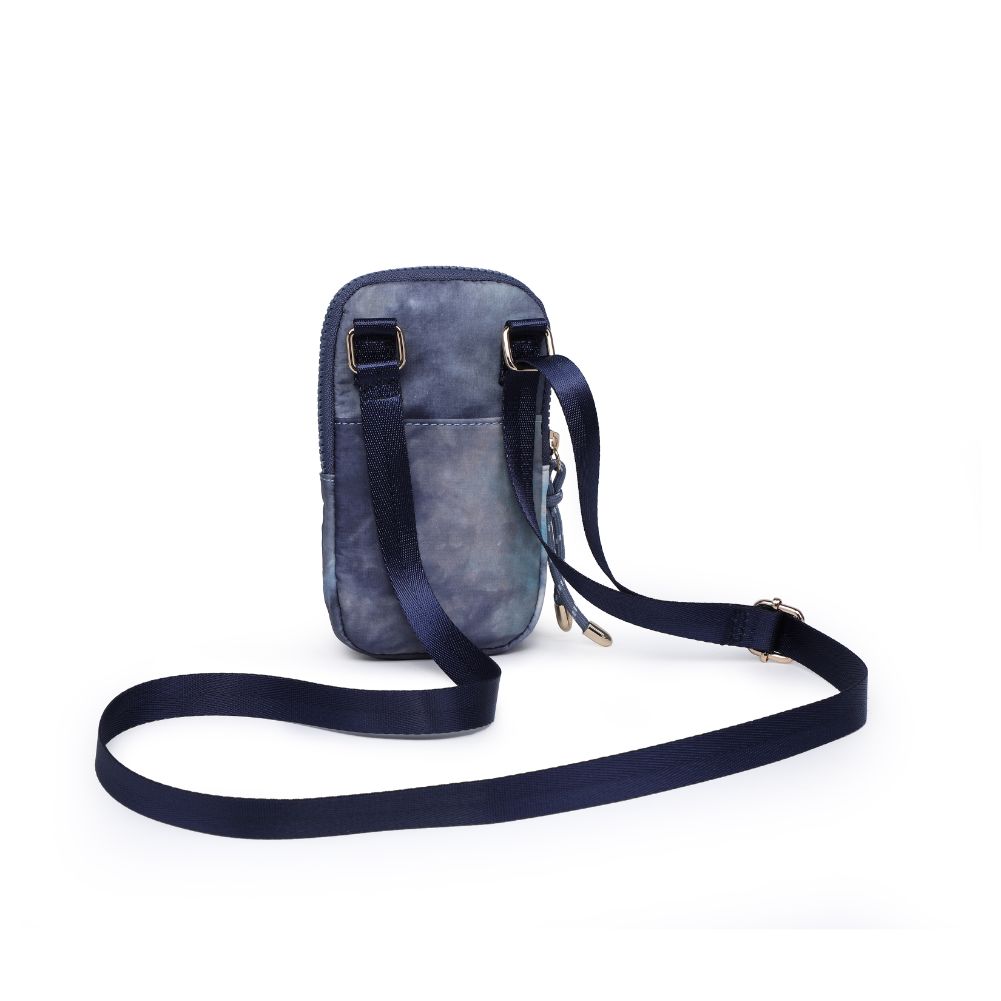 Product Image of Urban Expressions Tess Cell Phone Crossbody 840611177575 View 7 | Blue Tie Dye