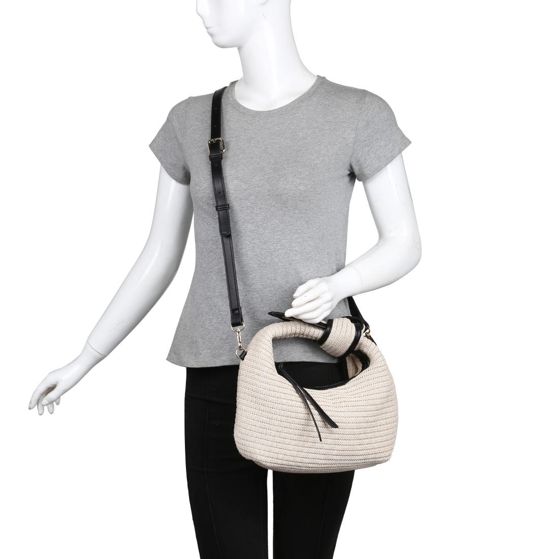 Product Image of Urban Expressions Paloma Crossbody 840611147011 View 5 | Ivory Black