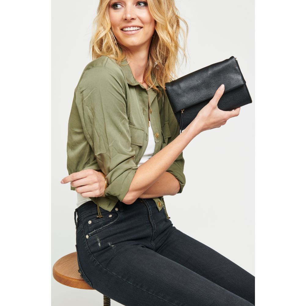 Woman wearing Black Urban Expressions Bree Crossbody 840611174758 View 1 | Black