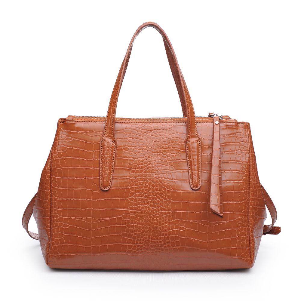 Product Image of Urban Expressions Nora Satchel 840611167354 View 7 | Tan