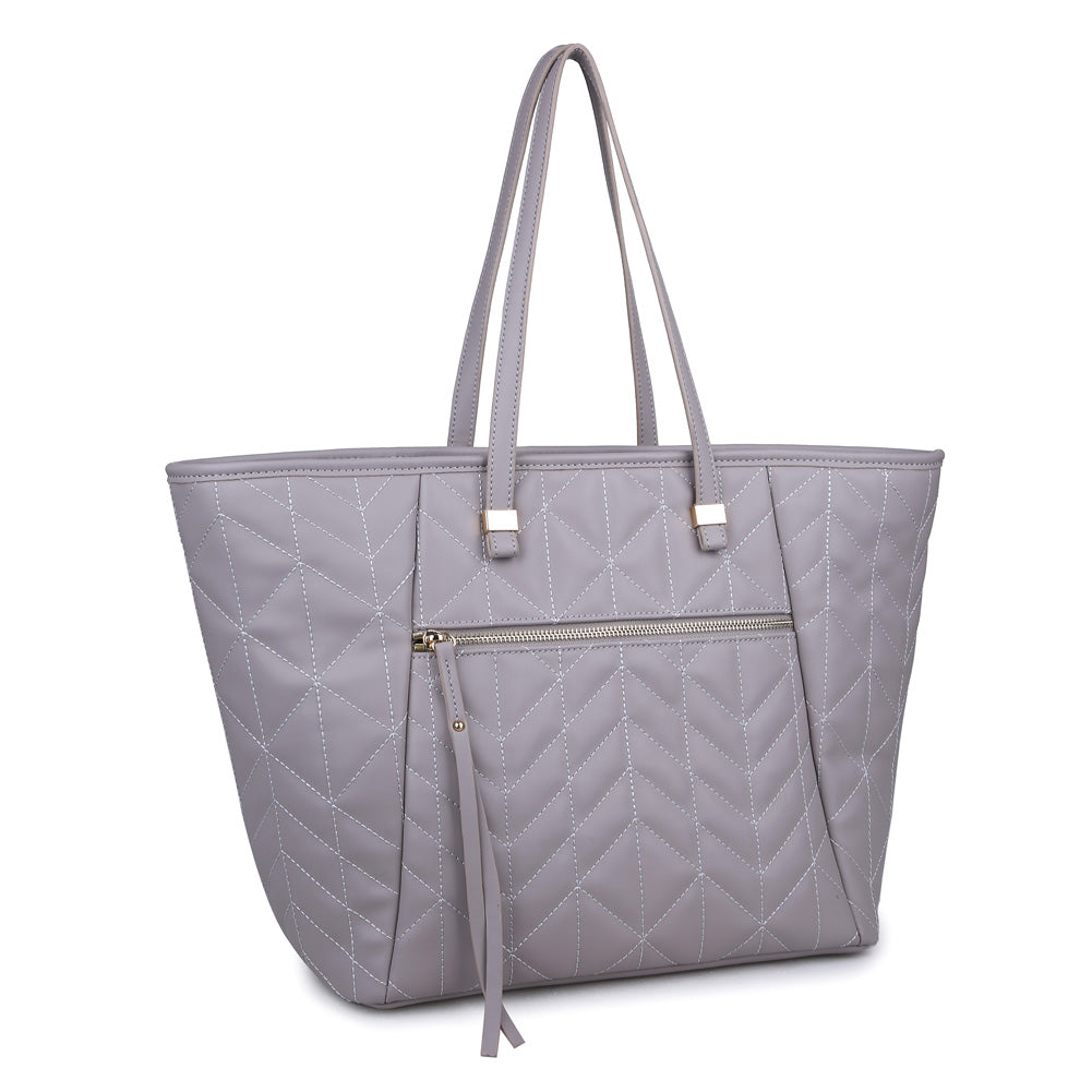 Product Image of Urban Expressions Samantha Tote NA-840611149954 View 2 | Grey