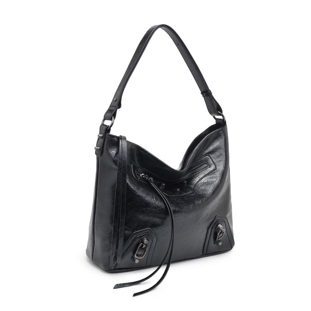 Product Image of Urban Expressions Yolonda Hobo 840611105646 View 6 | Black