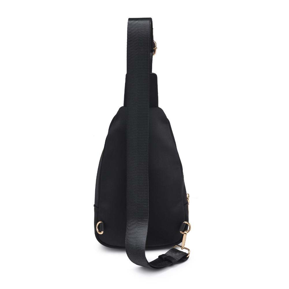 Product Image of Urban Expressions Hailey Sling Backpack 840611125484 View 3 | Black