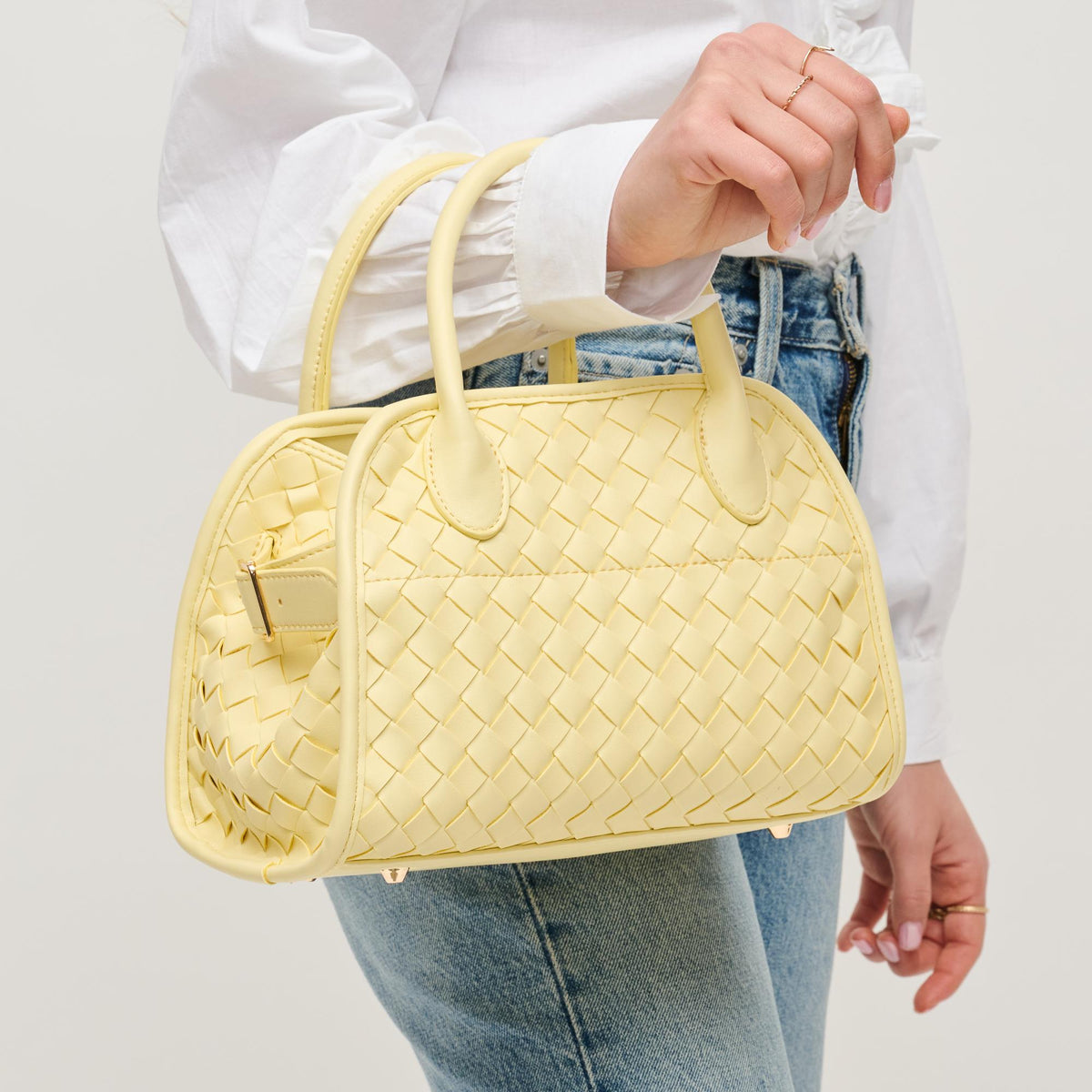 Woman wearing Butter Urban Expressions Kristie Crossbody 840611144935 View 1 | Butter