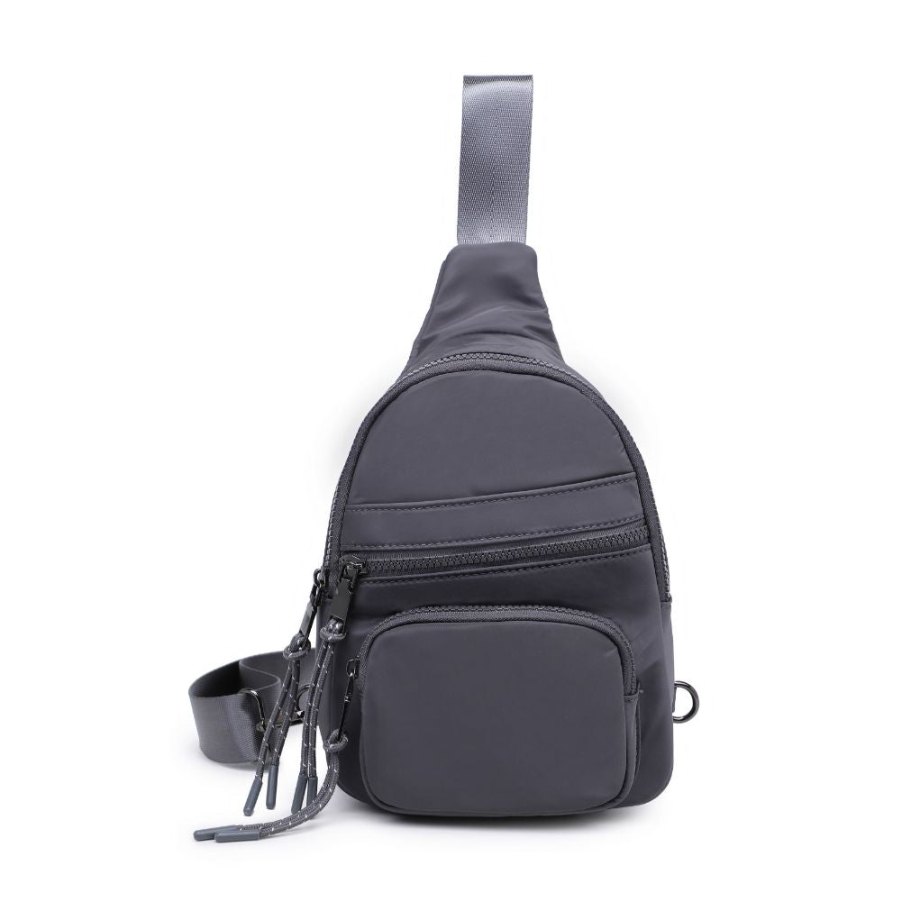 Product Image of Urban Expressions Sid Sling Backpack 840611120670 View 5 | Carbon