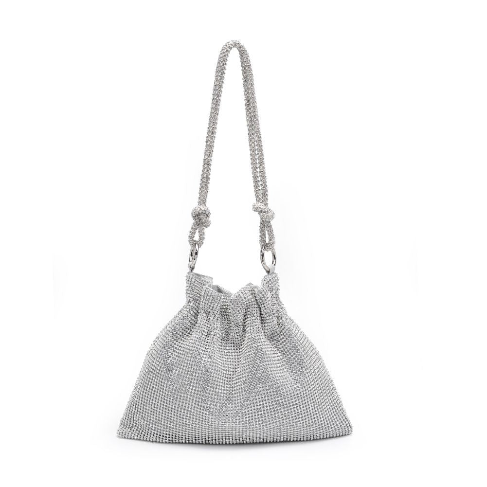 Product Image of Urban Expressions Larissa Evening Bag 840611108951 View 5 | Silver