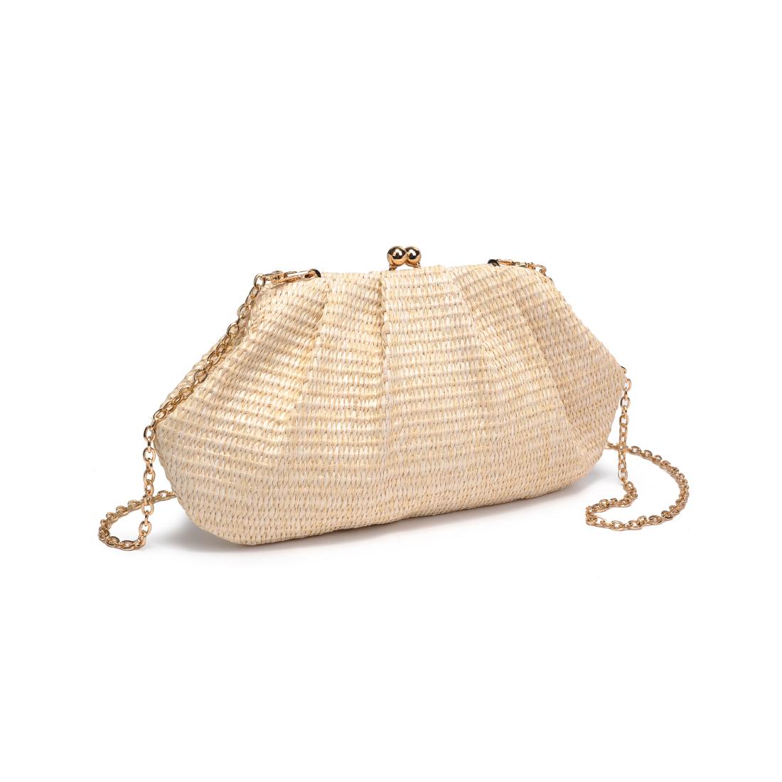 Product Image of Urban Expressions Triana Clutch 840611156518 View 6 | Ivory