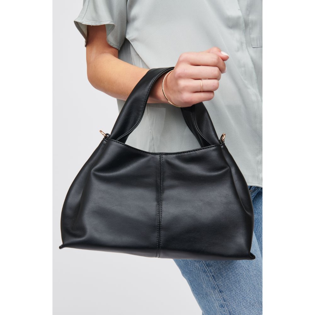 Woman wearing Black Urban Expressions Nancy Shoulder Bag 818209016834 View 4 | Black