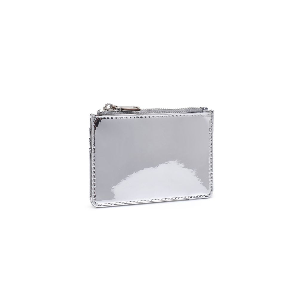 Product Image of Urban Expressions Afina - Mirror Metallic Card Holder 840611109767 View 6 | Silver