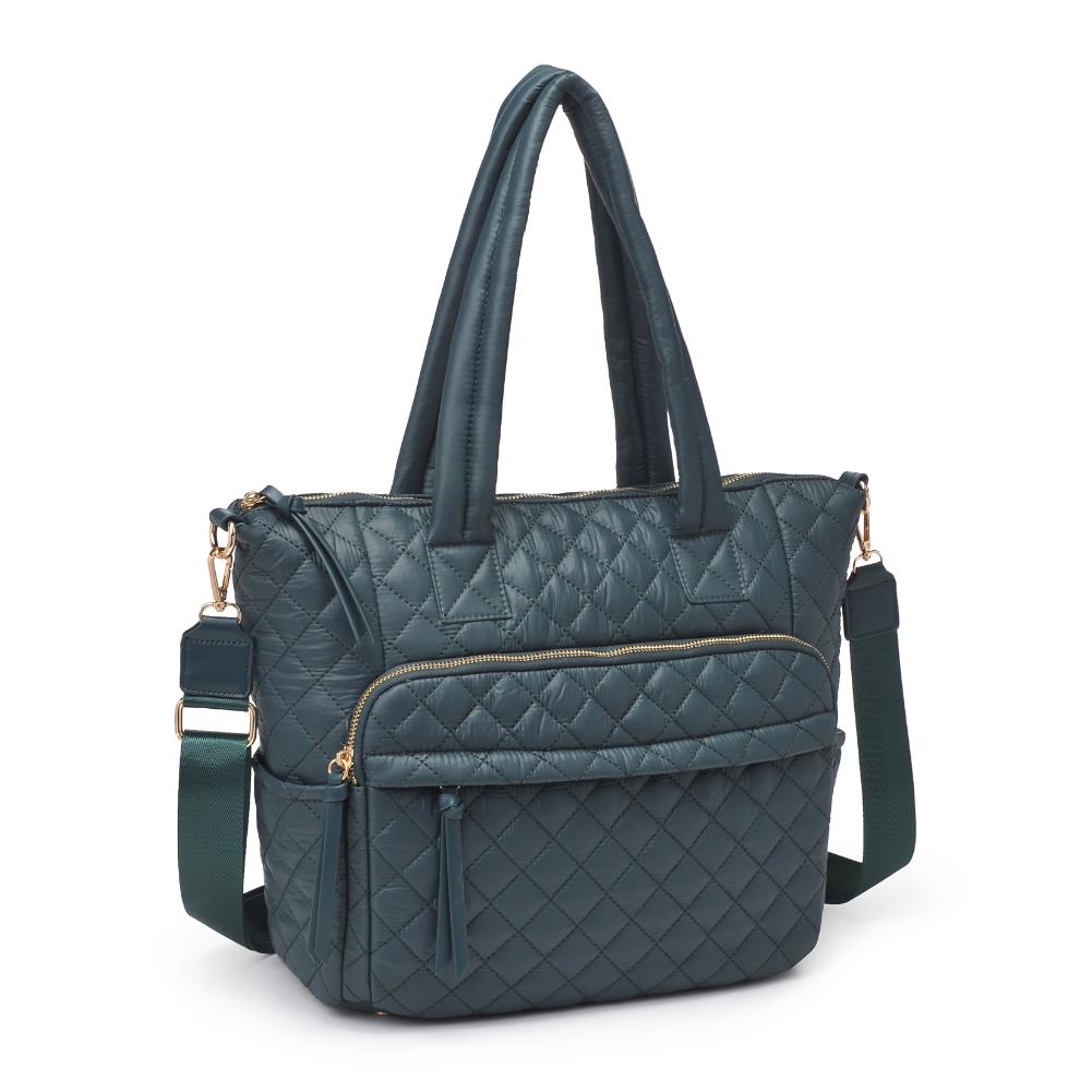 Product Image of Urban Expressions Jayna Tote 840611130518 View 6 | Hunter Green