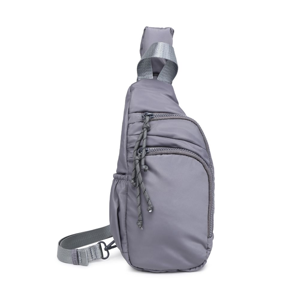 Product Image of Urban Expressions Parc Sling Backpack 840611114433 View 5 | Grey