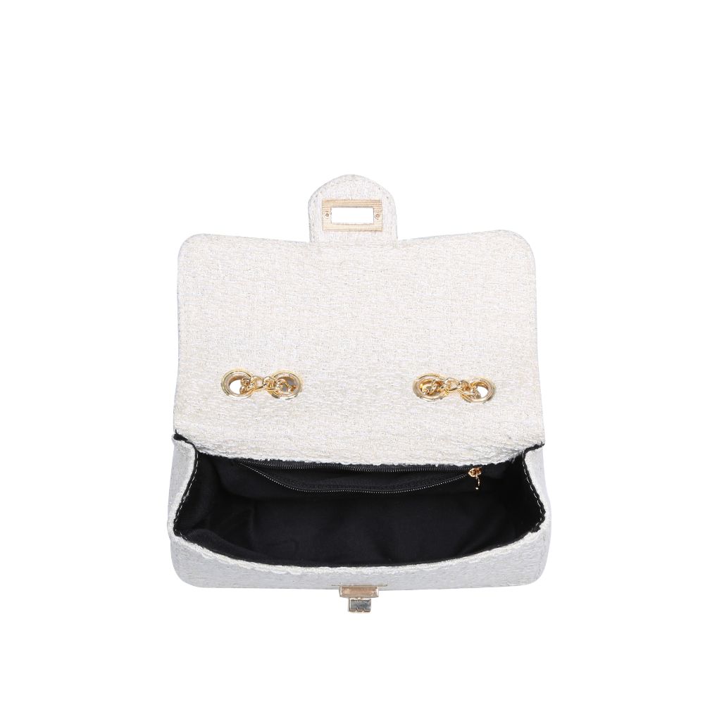 Product Image of Urban Expressions Camille Shoulder Bag 818209019712 View 8 | White