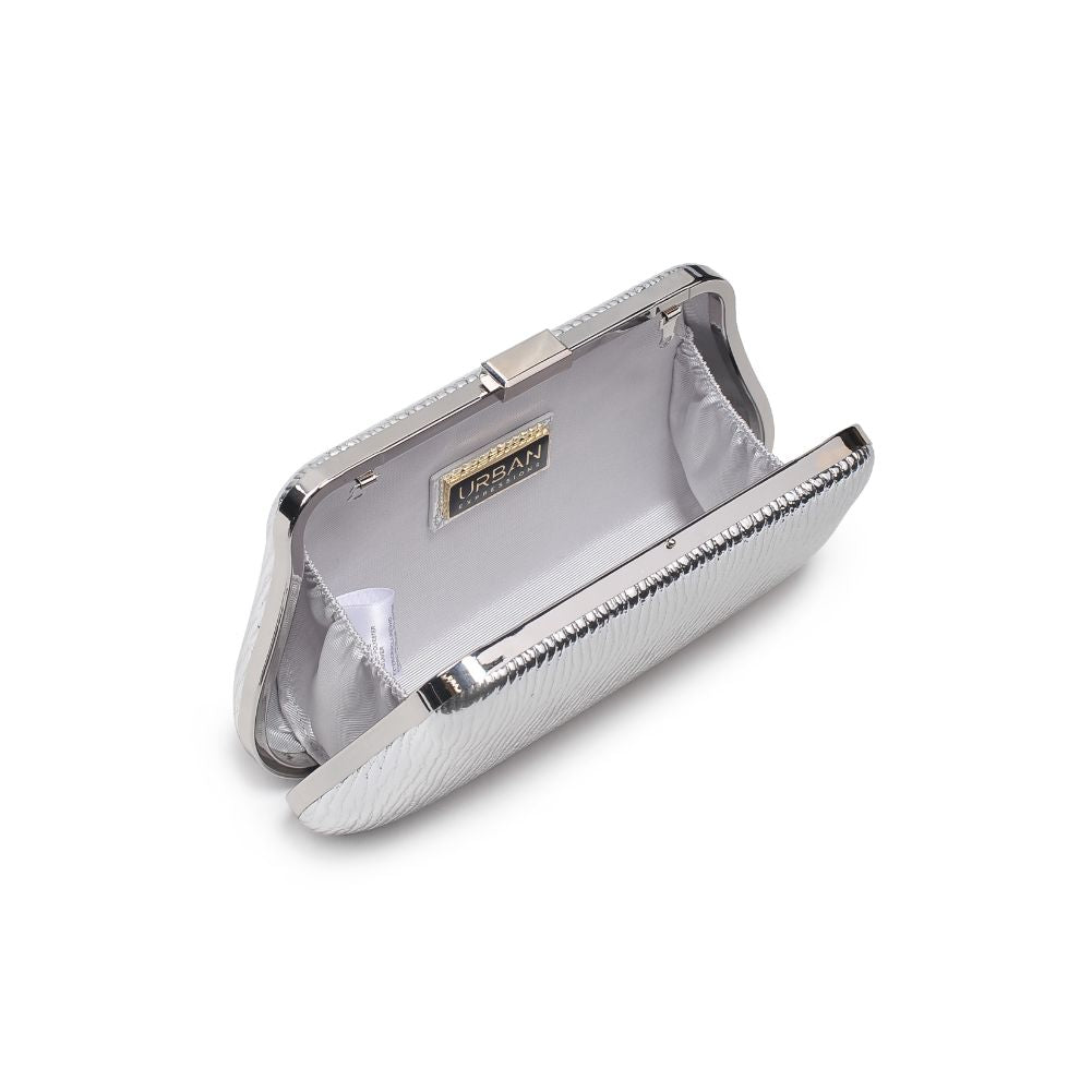 Product Image of Urban Expressions Merigold Evening Bag 840611114112 View 8 | Silver