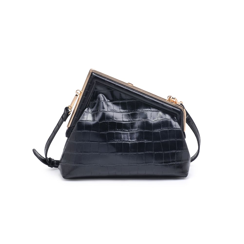 Product Image of Urban Expressions Yanira - Croco Crossbody 840611106148 View 5 | Black