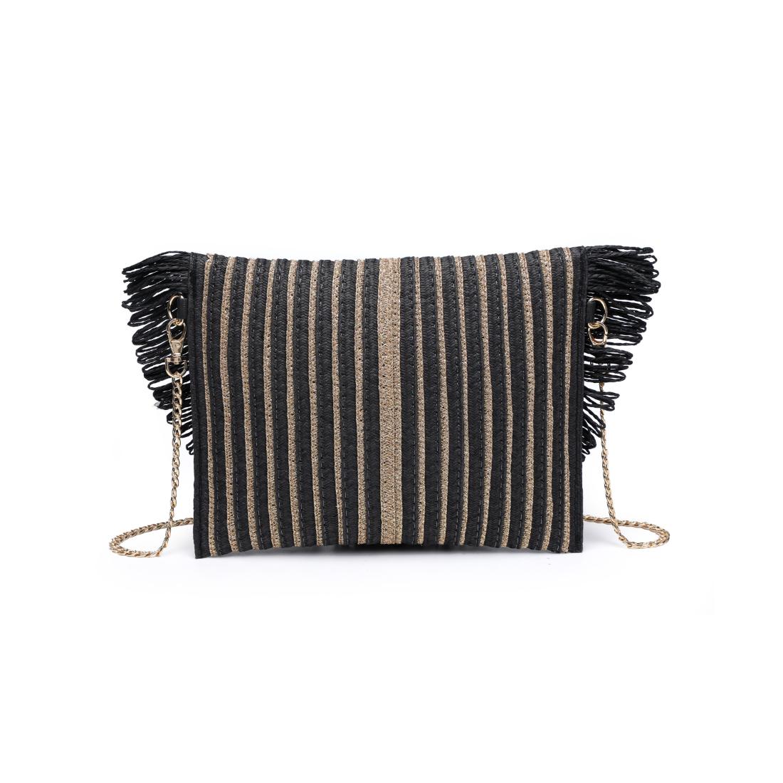 Product Image of Urban Expressions Katie Clutch 840611156907 View 7 | Black Gold