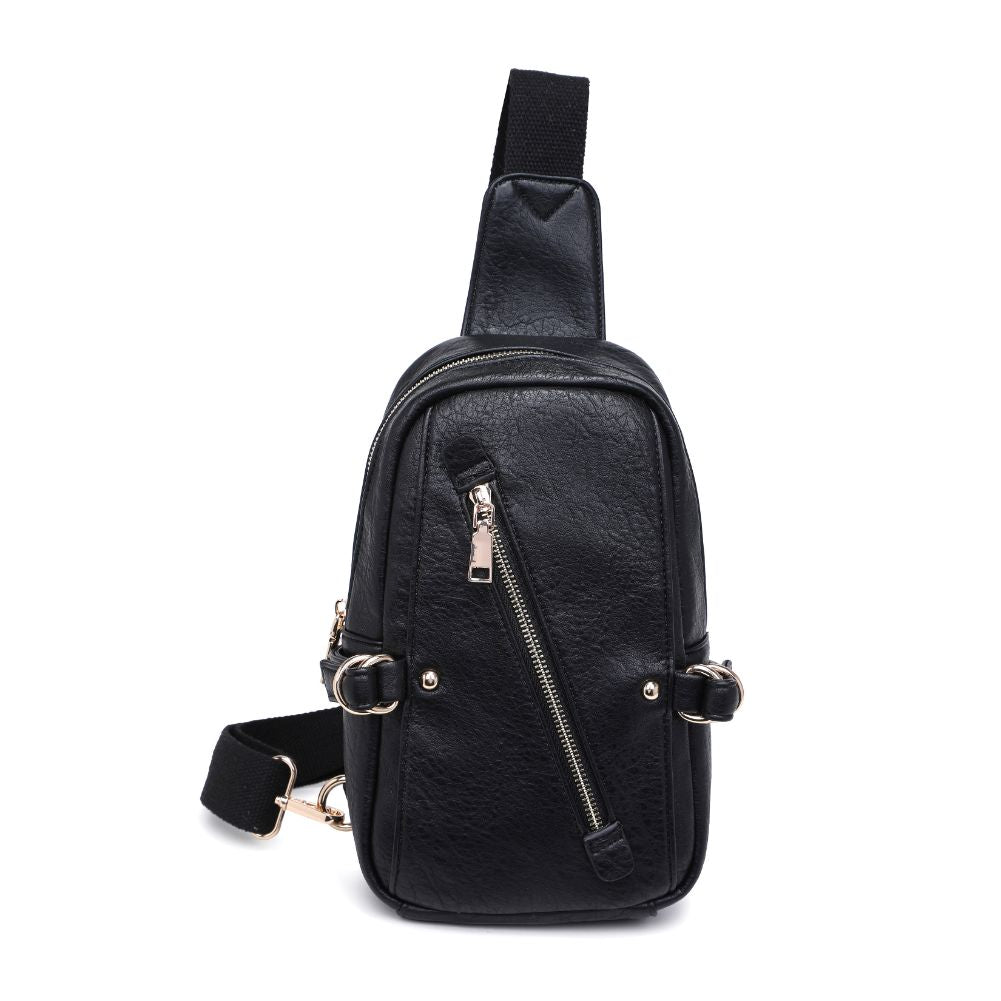 Product Image of Urban Expressions Micah Sling Backpack 840611108784 View 5 | Black