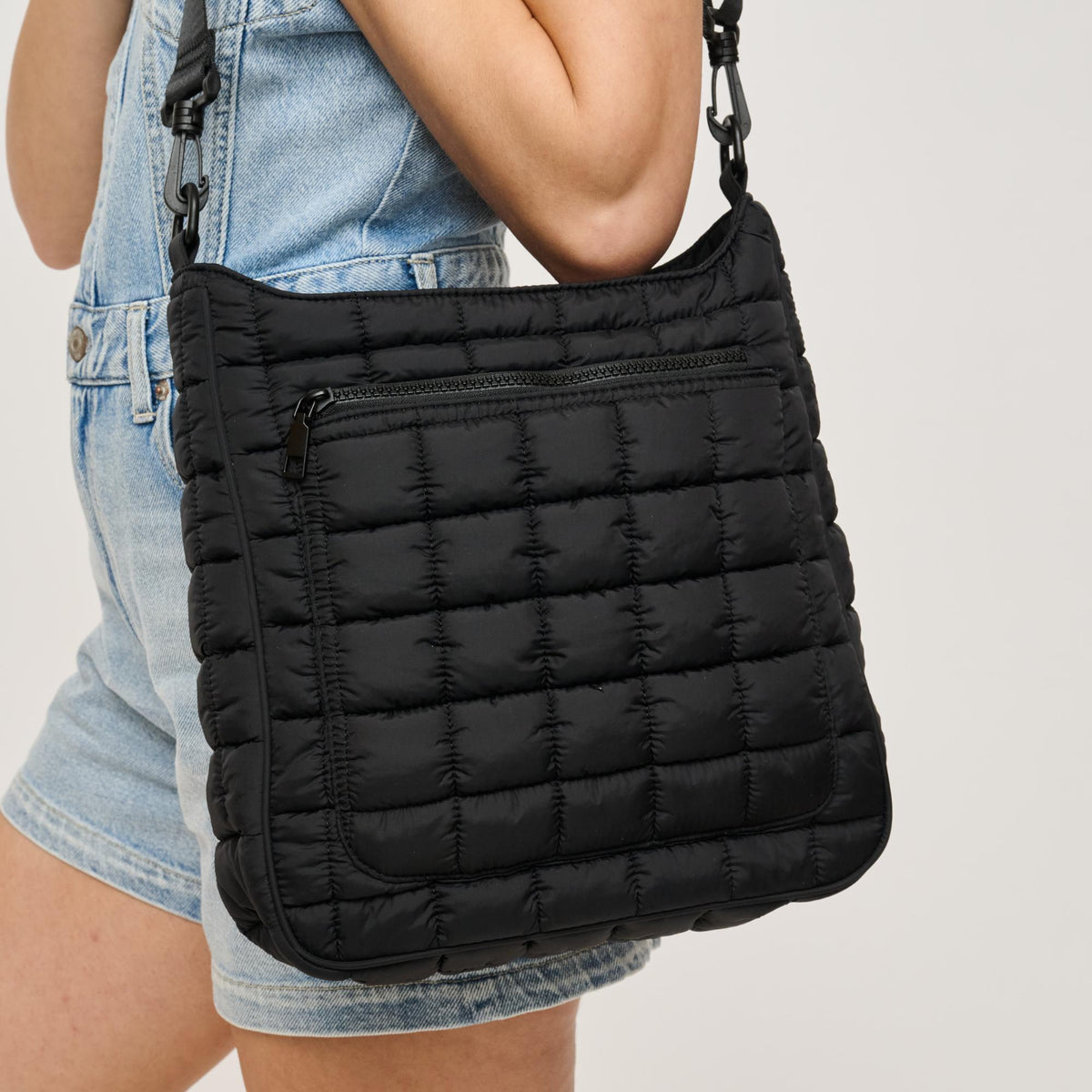 Woman wearing Black Urban Expressions Fia Crossbody 840611140012 View 4 | Black