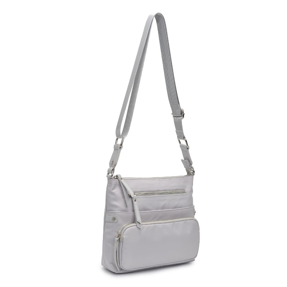 Product Image of Urban Expressions Julia Crossbody 840611178404 View 6 | Dove Grey