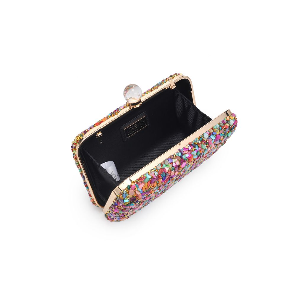 Product Image of Urban Expressions Penelope Evening Bag 840611114075 View 8 | Pink Multi