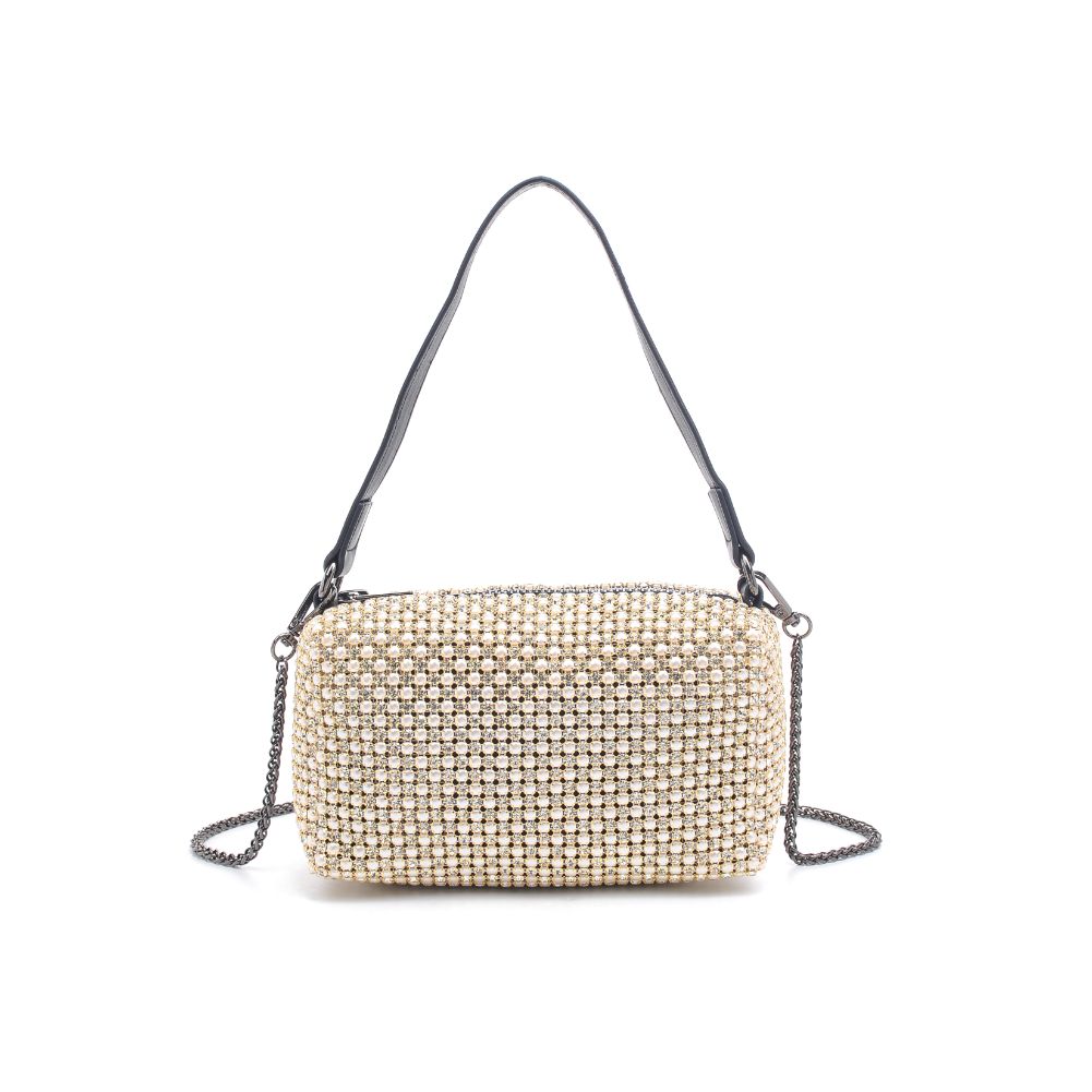 Product Image of Urban Expressions Glow Evening Bag 840611112996 View 5 | Pearl Gold