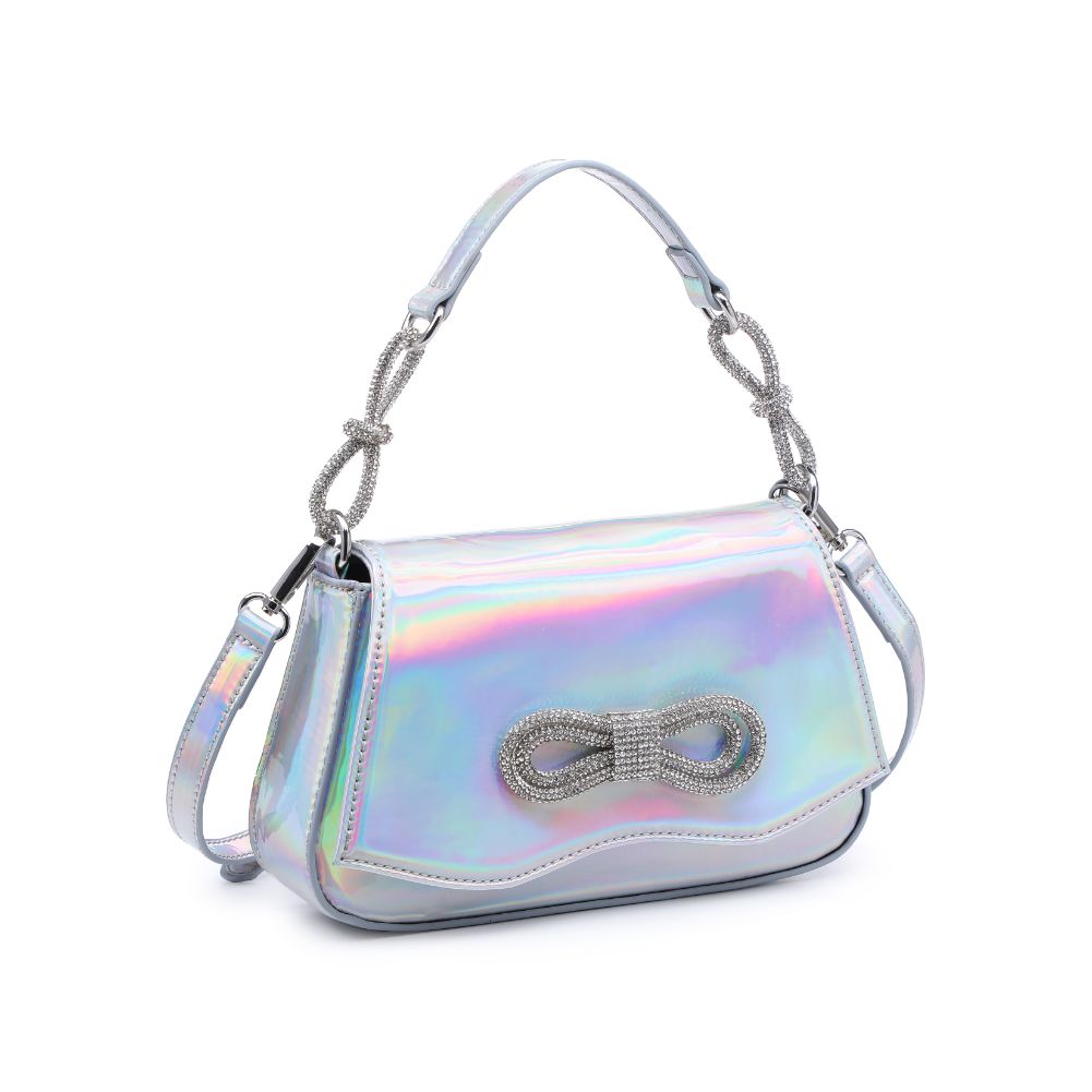 Product Image of Urban Expressions Cressida Evening Bag 840611103475 View 6 | Silver